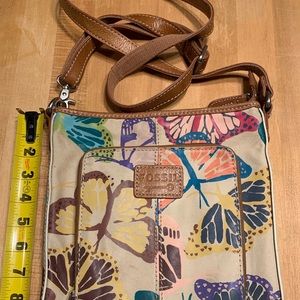 Vintage Fossil Leather Crossbody
